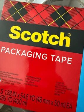 Scotch Packaging Tape - 3 rolls